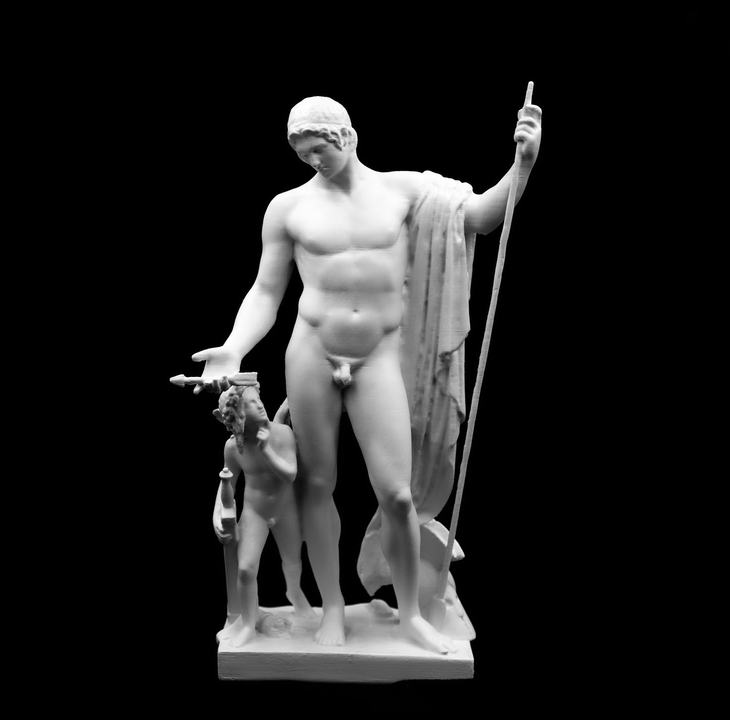 Ares (Mars) - Eros (Cupid) Mythological Statue