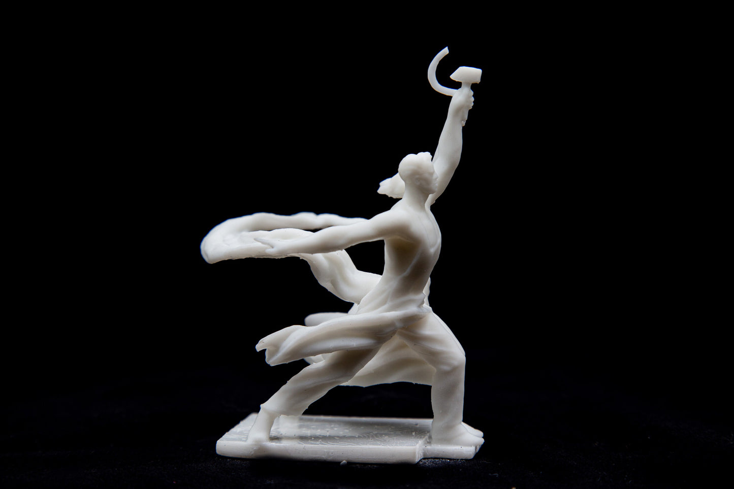 Worker and Kolkhoz Woman Figurine