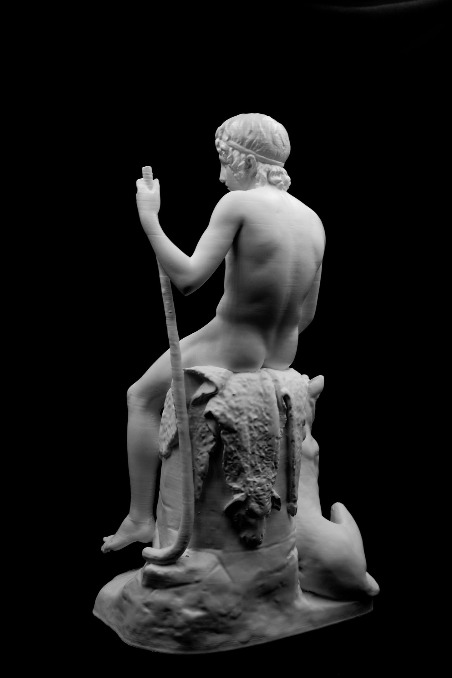 Shepherd Boy Statue - Thorvaldsen Inspired Mythological Sculpture