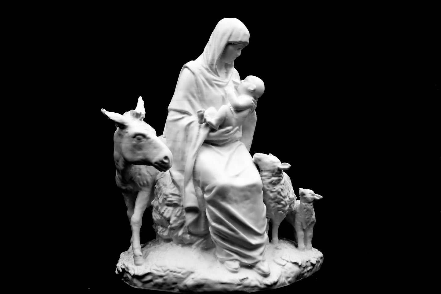 Christmas Nativity Statue | Virgin Mary with Baby Jesus |