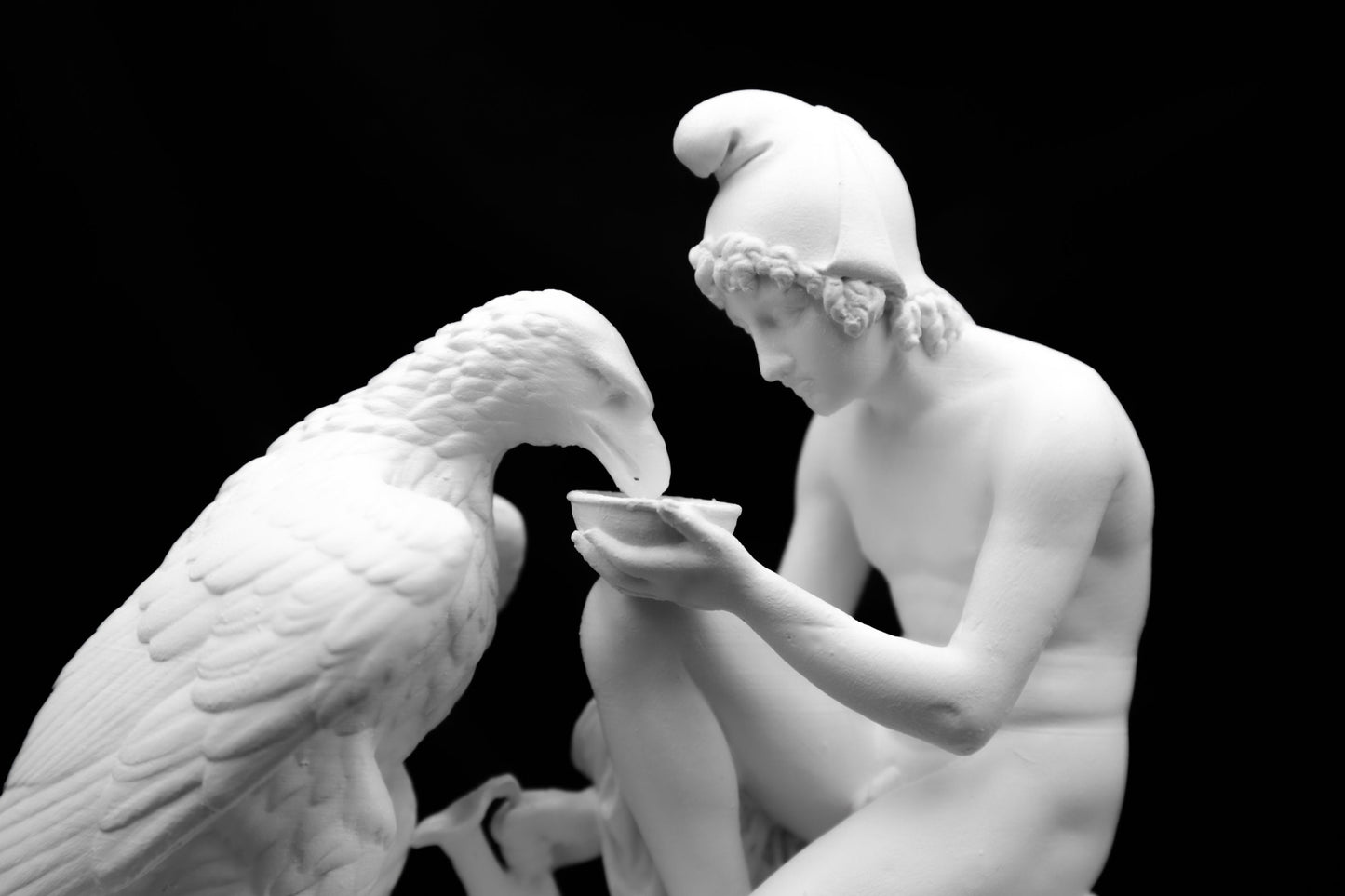 Ganymede and The Eagle Statue