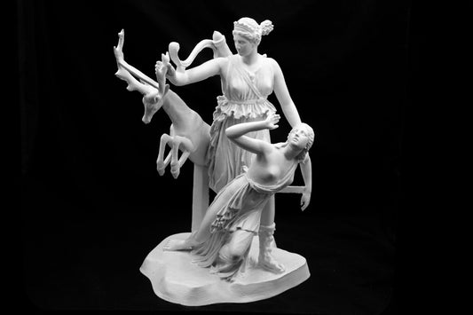 Artemis-Iphigenia Mythological Scene Statue