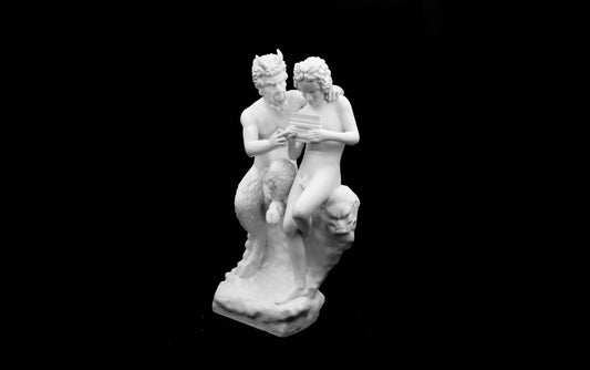 Pan and Daphnis Statue | Ancient Greek Mythological Sculpture |