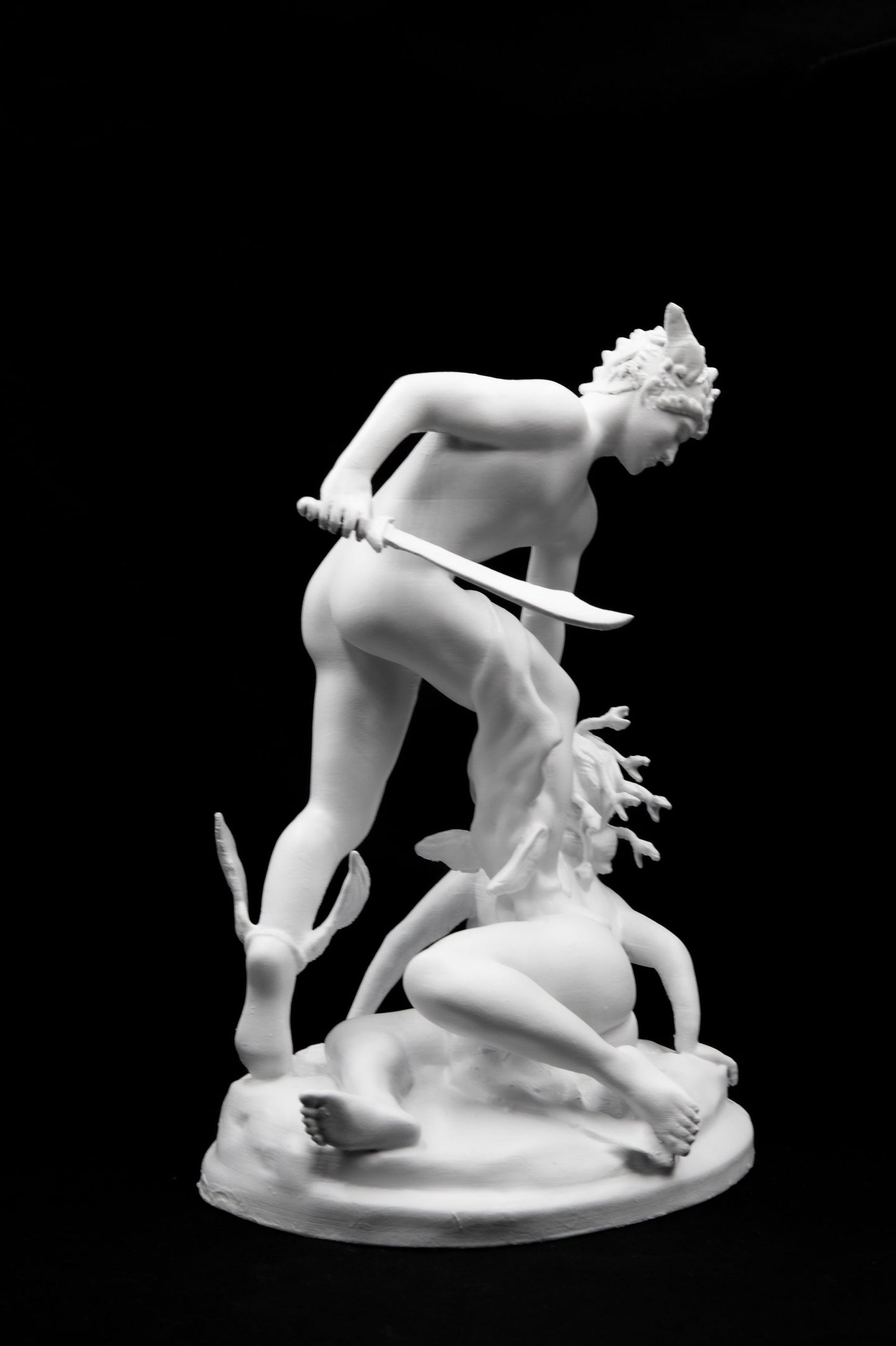 Perseus Beheading Medusa Statue - Greek Mythology