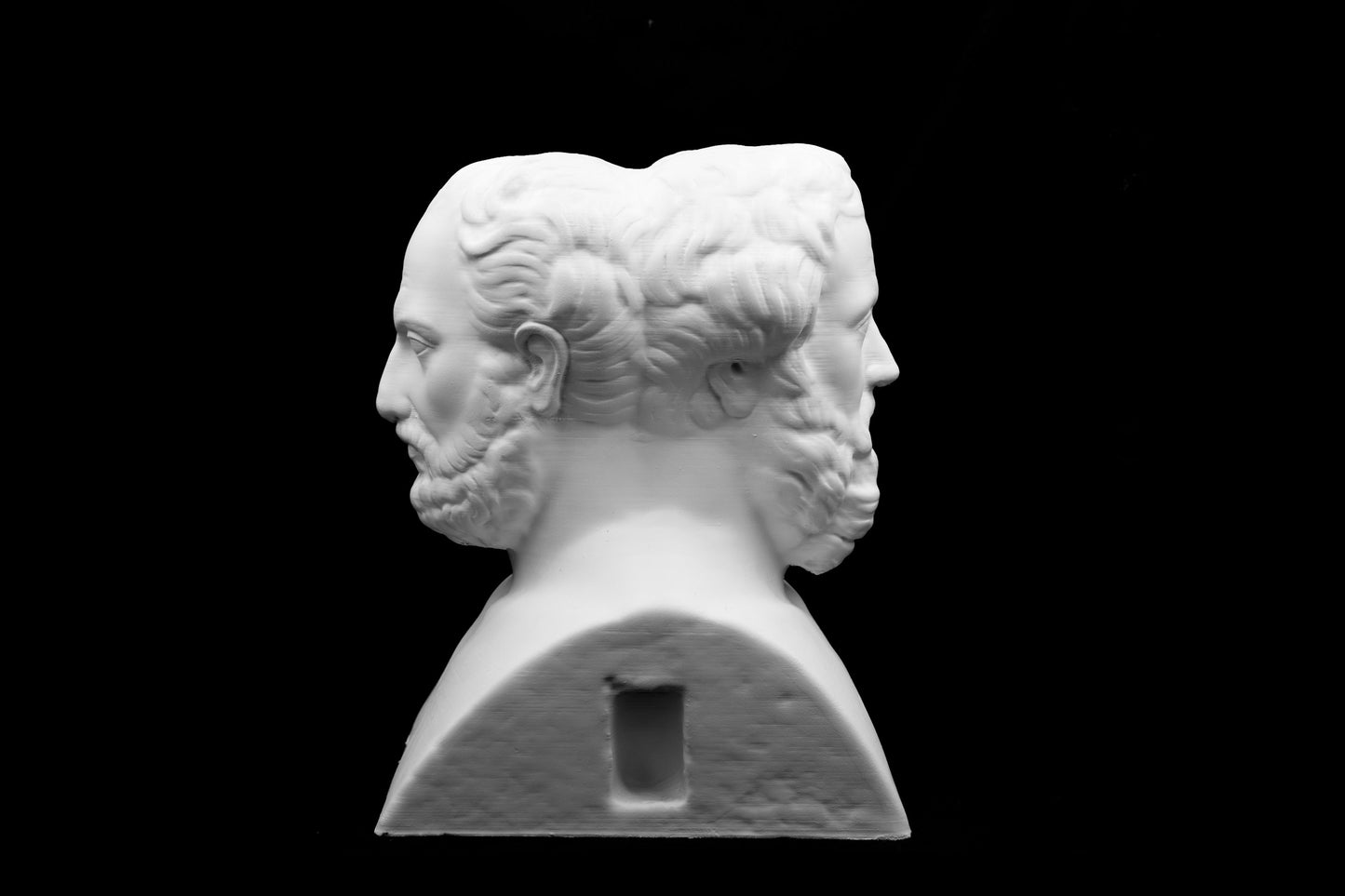 Herodotus and Thucydides Double Herm Bust |2nd Century AD Roman Replica