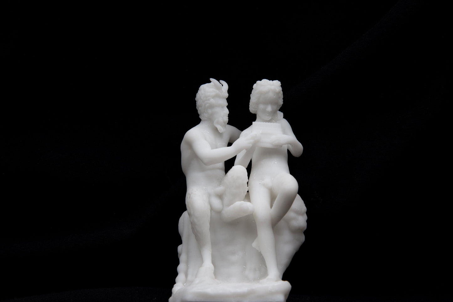 Pan and Daphnis Statue Figurine