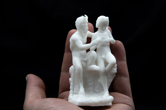 Pan and Daphnis Statue Figurine